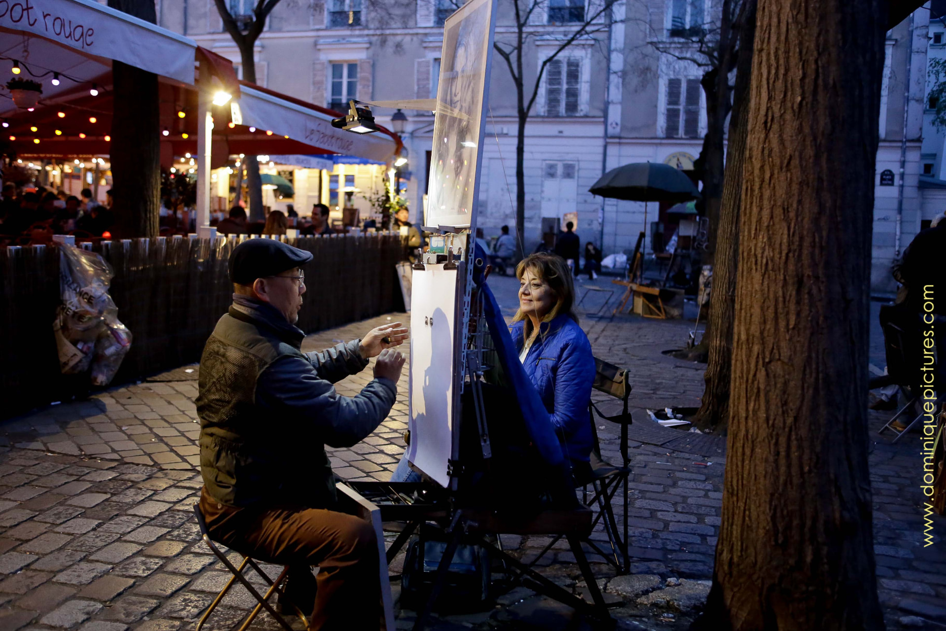 Le portraitiste — Place du Tertre, Paris — 2016