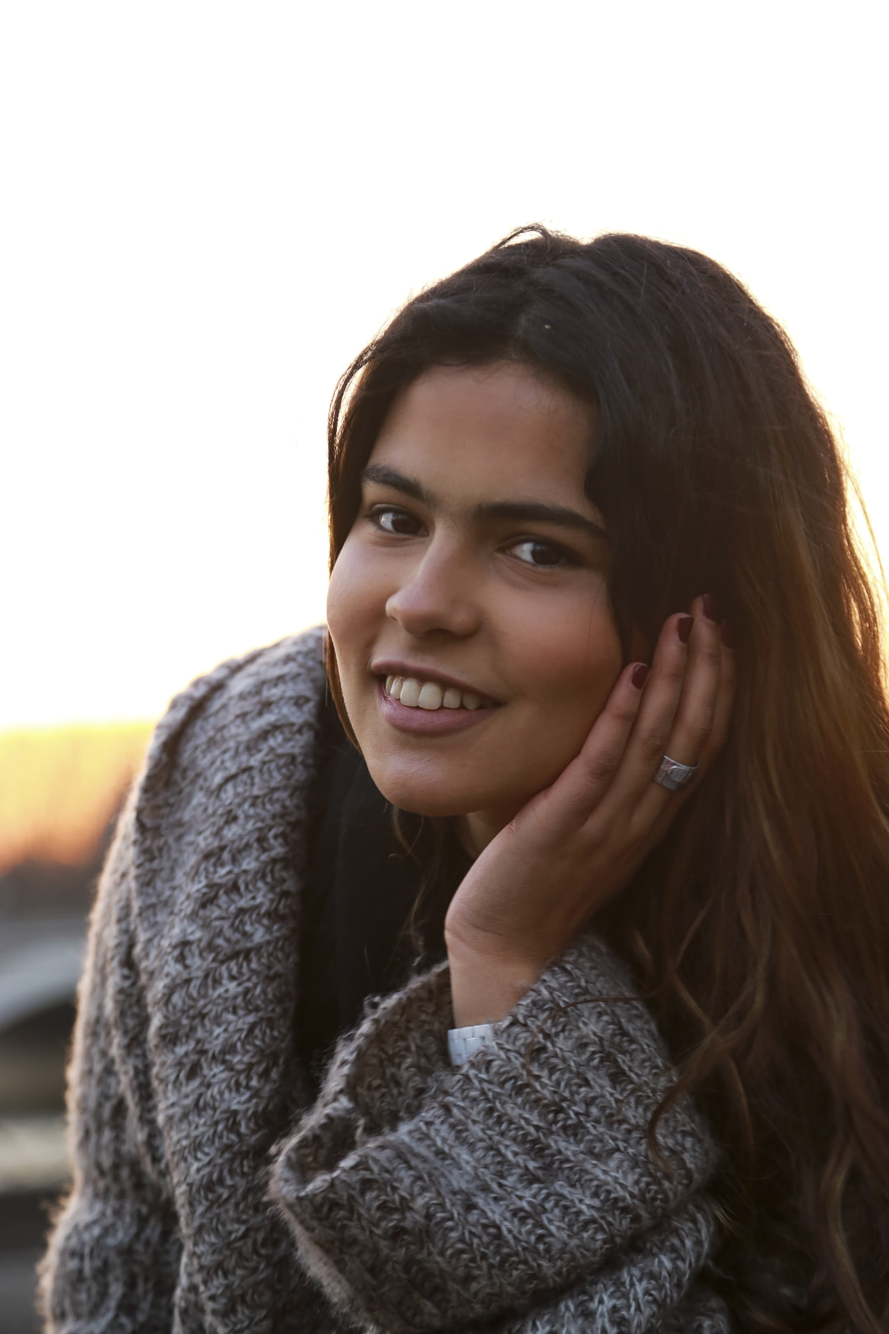 Sourire au couchant — Photographie, lumière naturelle — 2015
