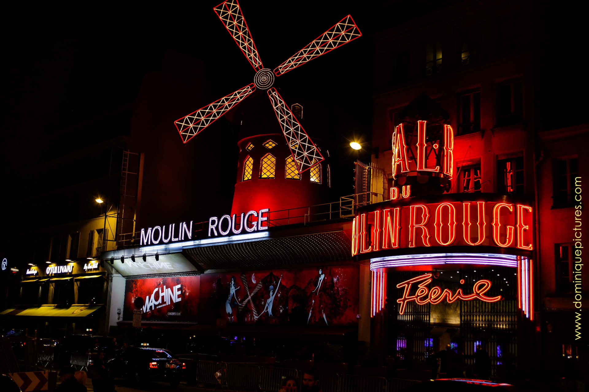 Moulin Rouge — Photographie de nuit, Paris — 2016