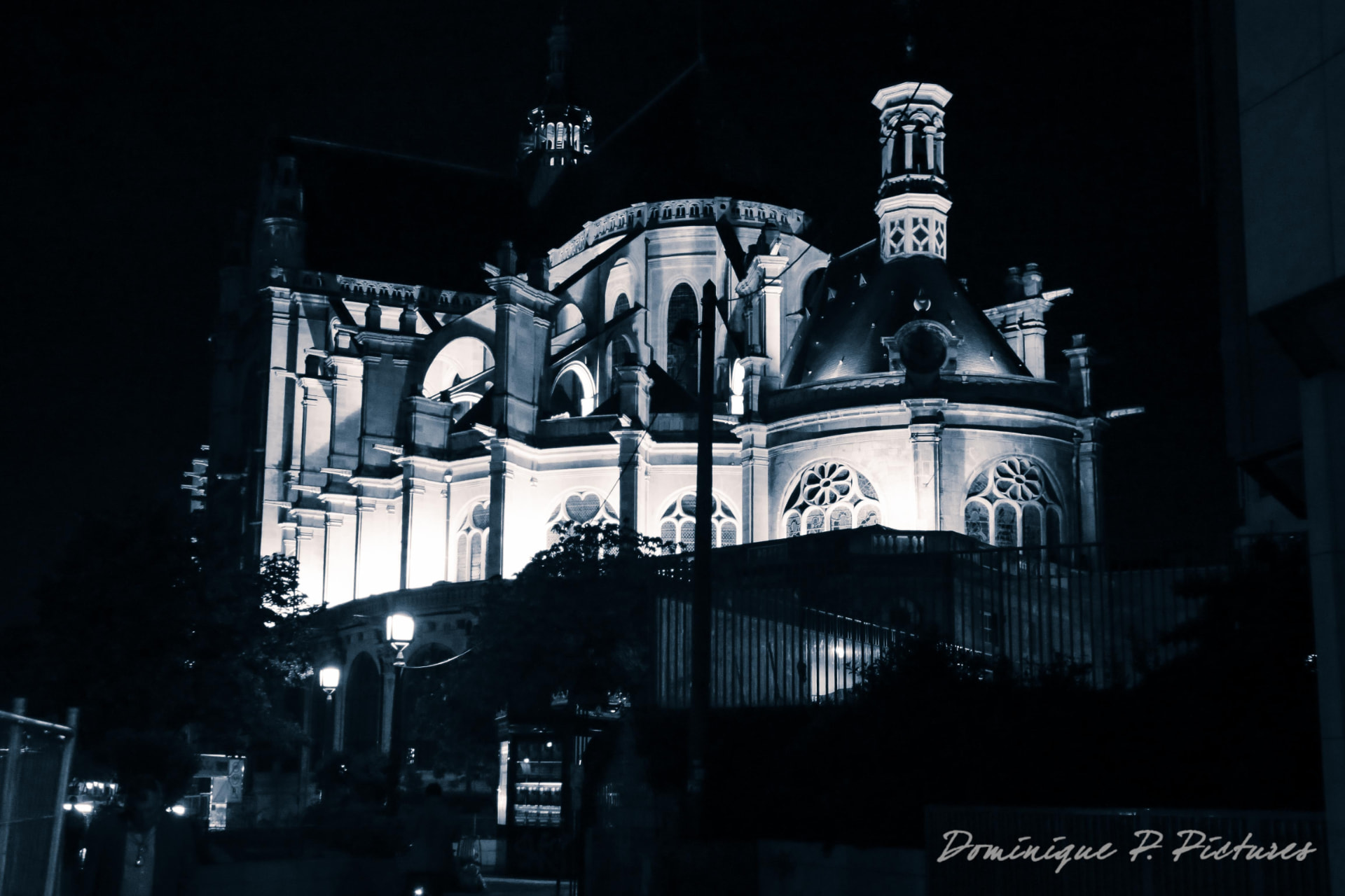 Saint-Eustache — Photographie de nuit, Paris — 2016